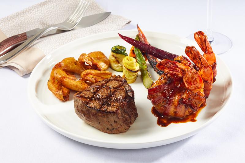 Premium plated dish at The Grove Steakhouse