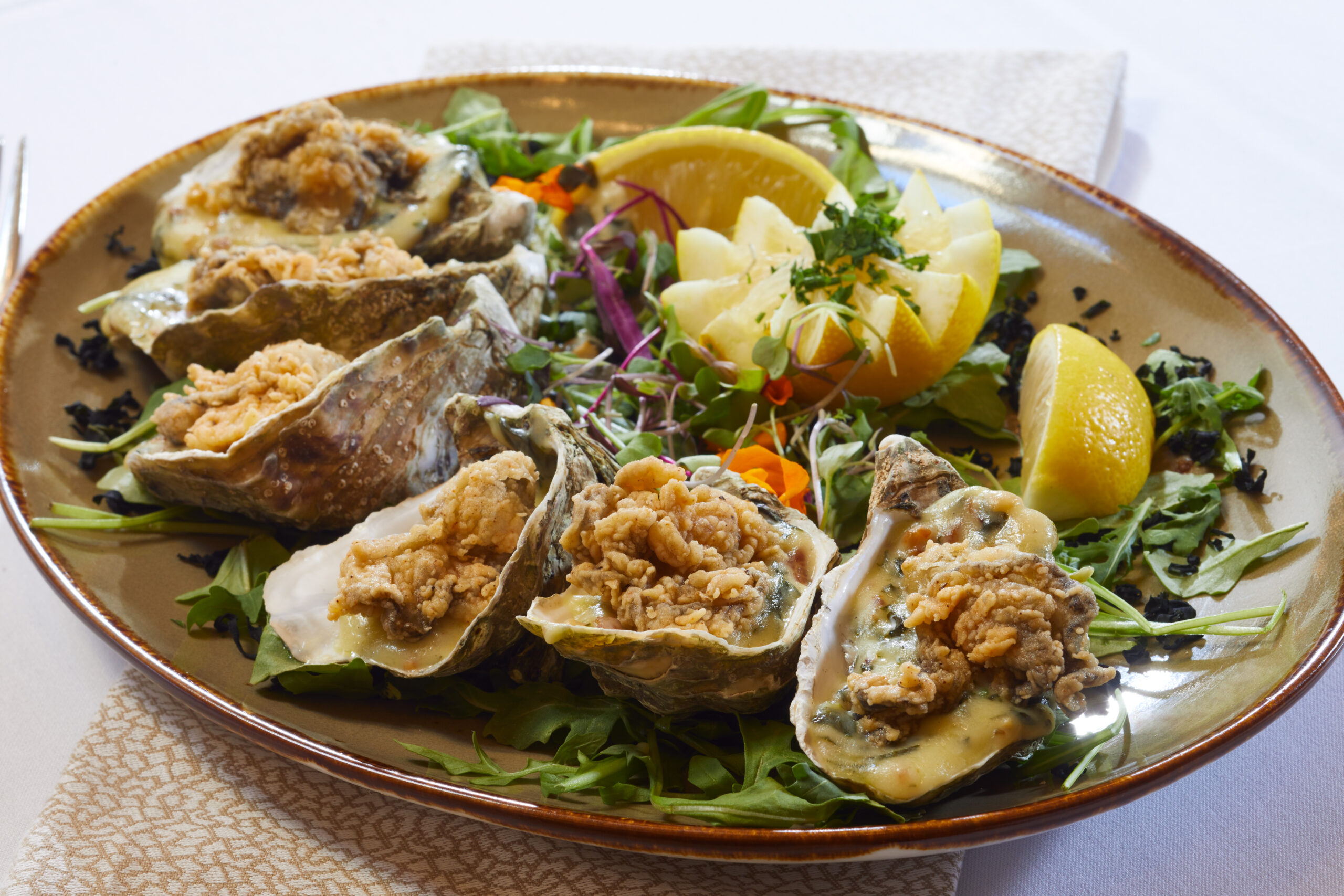 Chef-crafted entree at The Grove Steakhouse