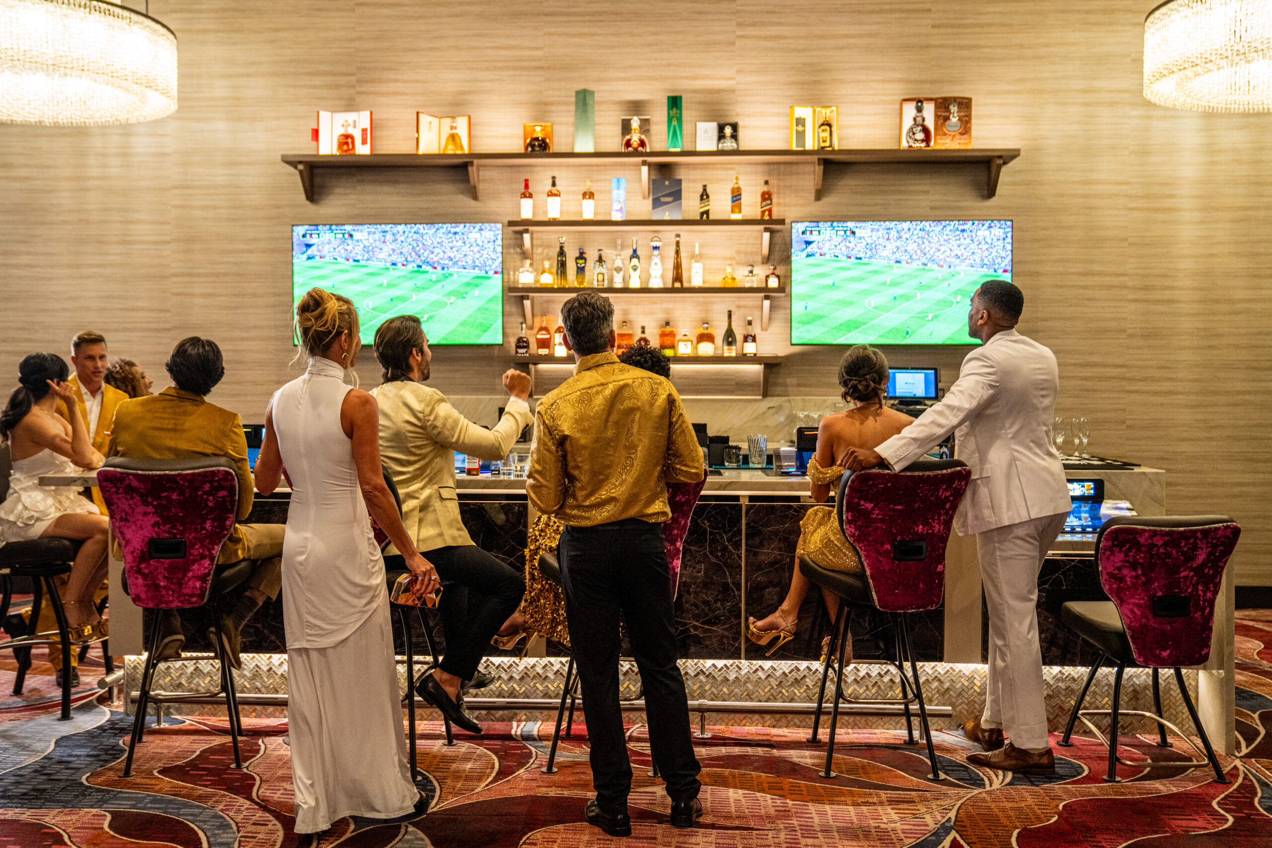 Guests enjoying the High Limit experience at Viejas